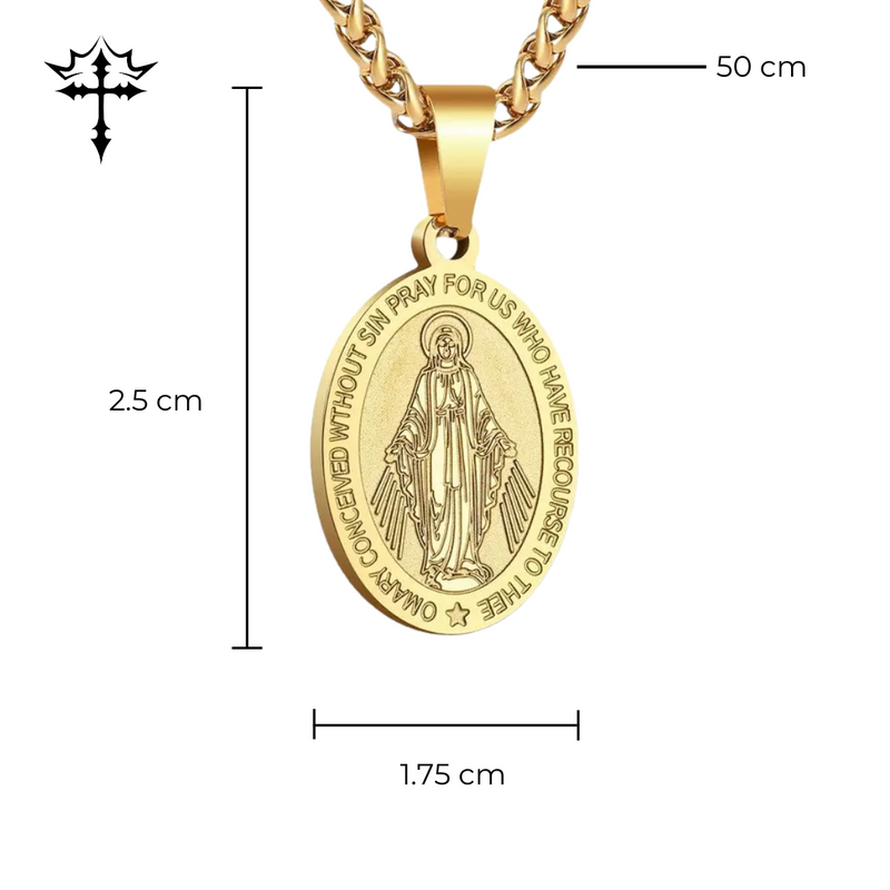 Regina Caeli Pendant - Catholic Marian Necklace | AMDGCO