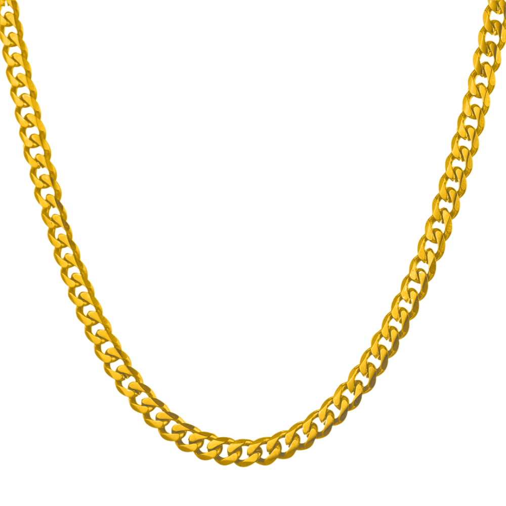 Electroplated Stainless Steel Cuban Chain