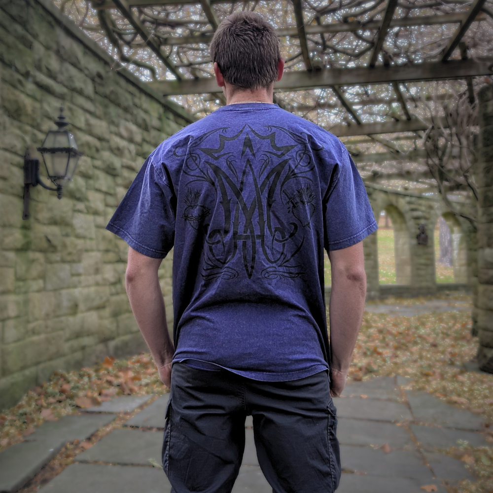 Auspice Maria Acid Washed Oversized Tee - Regia