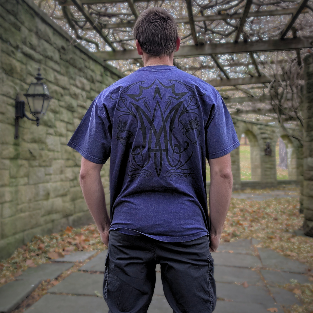 Auspice Maria Acid Washed Oversized Tee - Regia