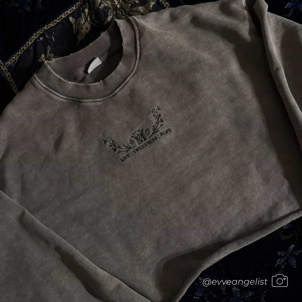 
                      
                        Women's Acid Washed Cropped Crewneck - Ash
                      
                    