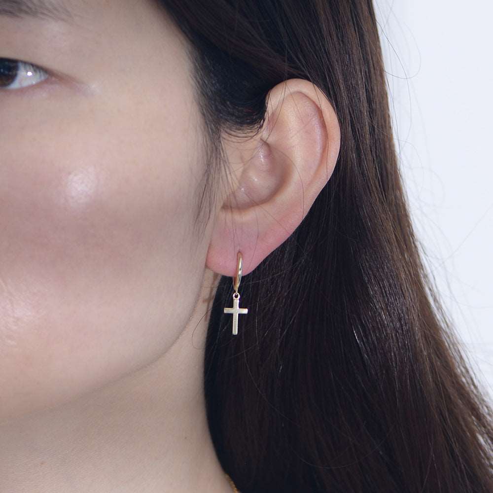 
                      
                        Women's Sterling Silver Cross Earrings
                      
                    