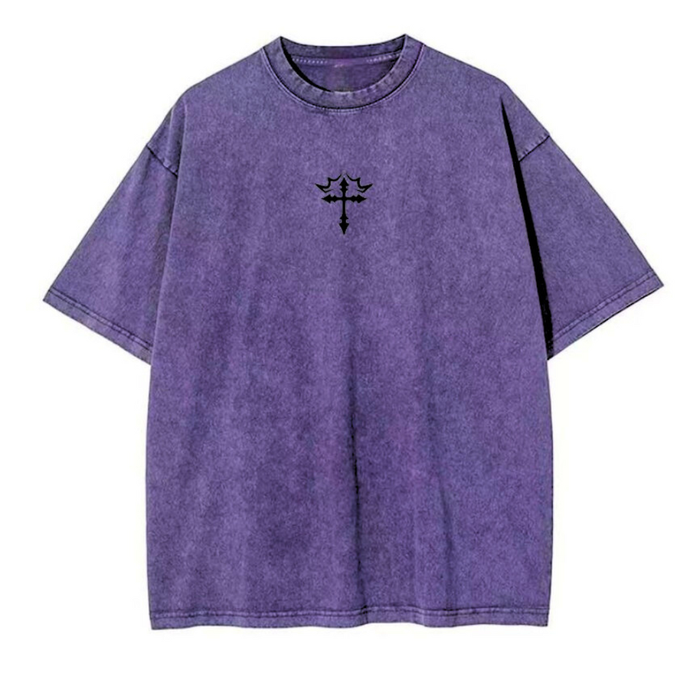 
                      
                        Auspice Maria Acid Washed Oversized Tee - Regia
                      
                    