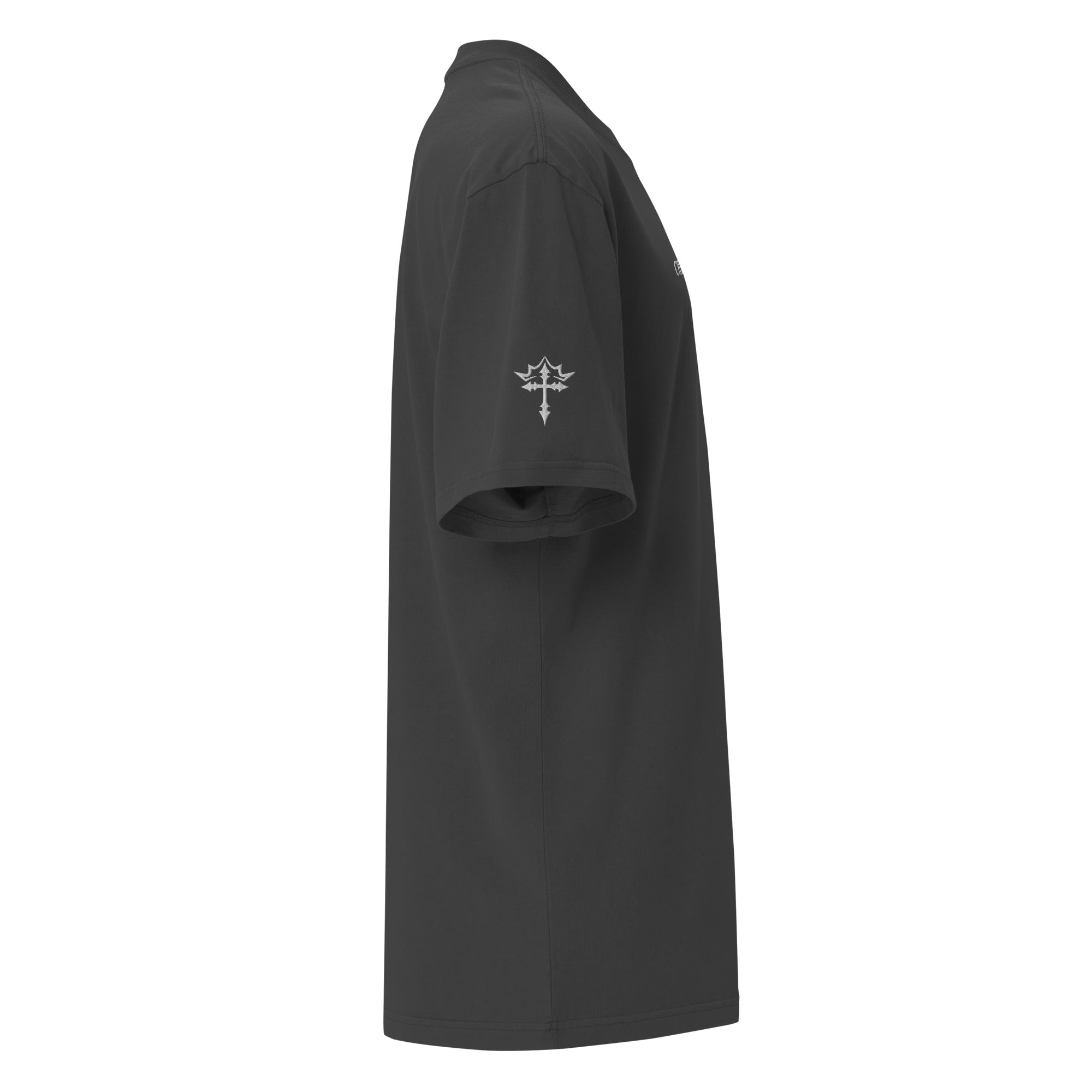 Christus Est Rex Oversized T-Shirt - Faded Black – AMDGCO