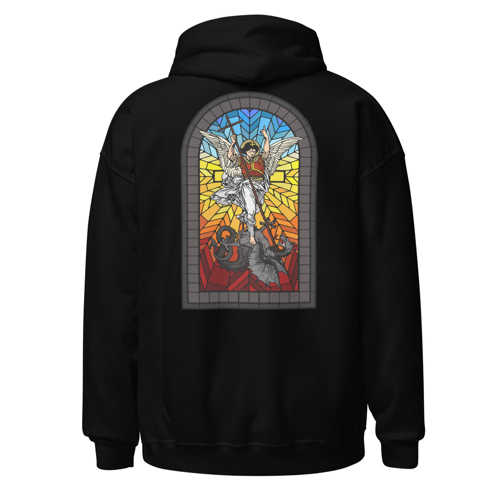 
                      
                        Saint Michael Stained Glass Hoodie
                      
                    