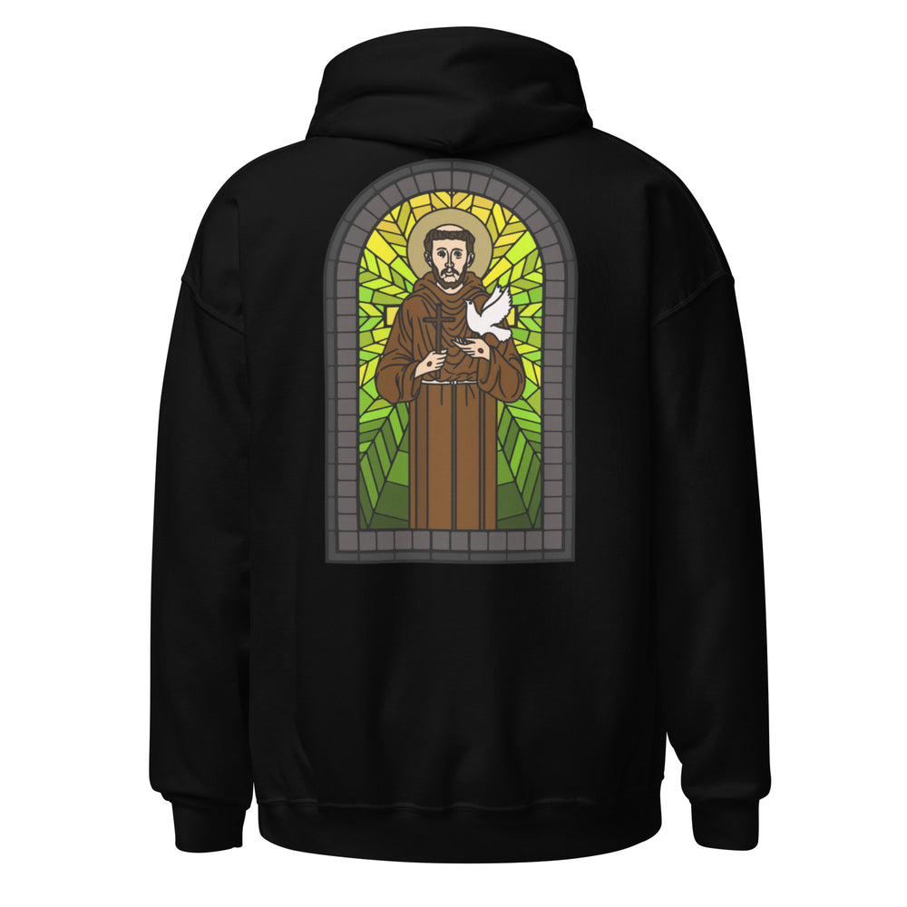 
                      
                        Saint Francis of Assisi Stained Glass Hoodie
                      
                    