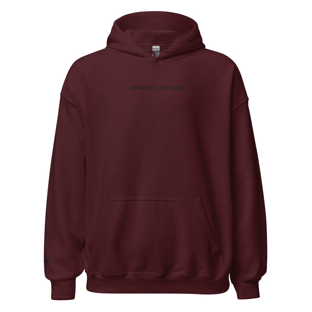 
                      
                        Christus Est Rex Hoodie - Maroon
                      
                    