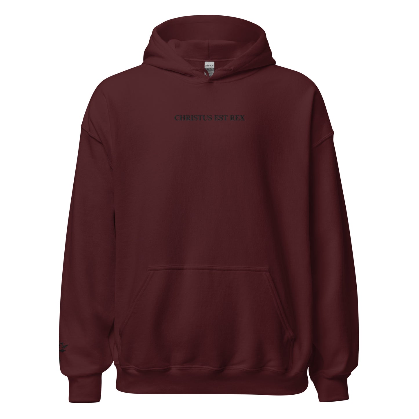 Christus Est Rex Hoodie - Maroon