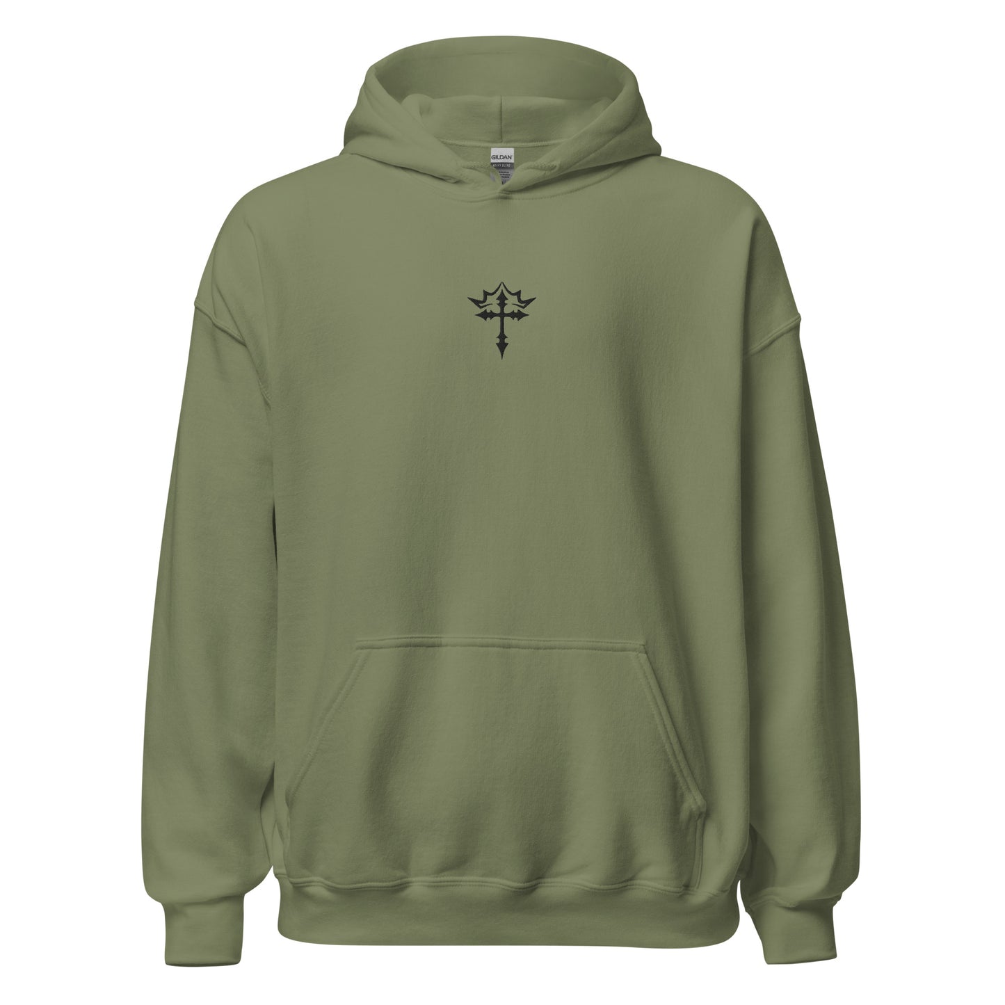 Romans 8:37 Hoodie - Military Green