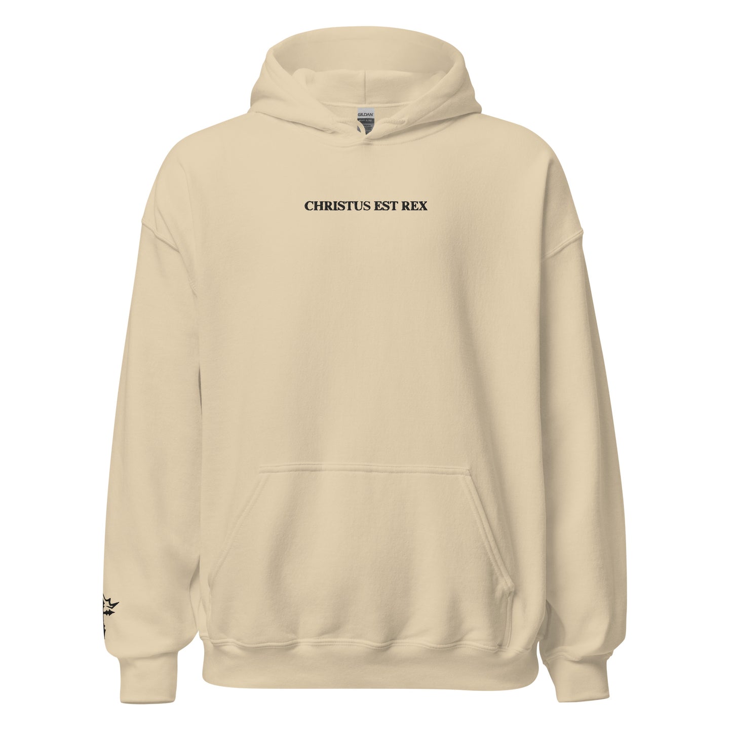 Christus Est Rex Hoodie - Sand