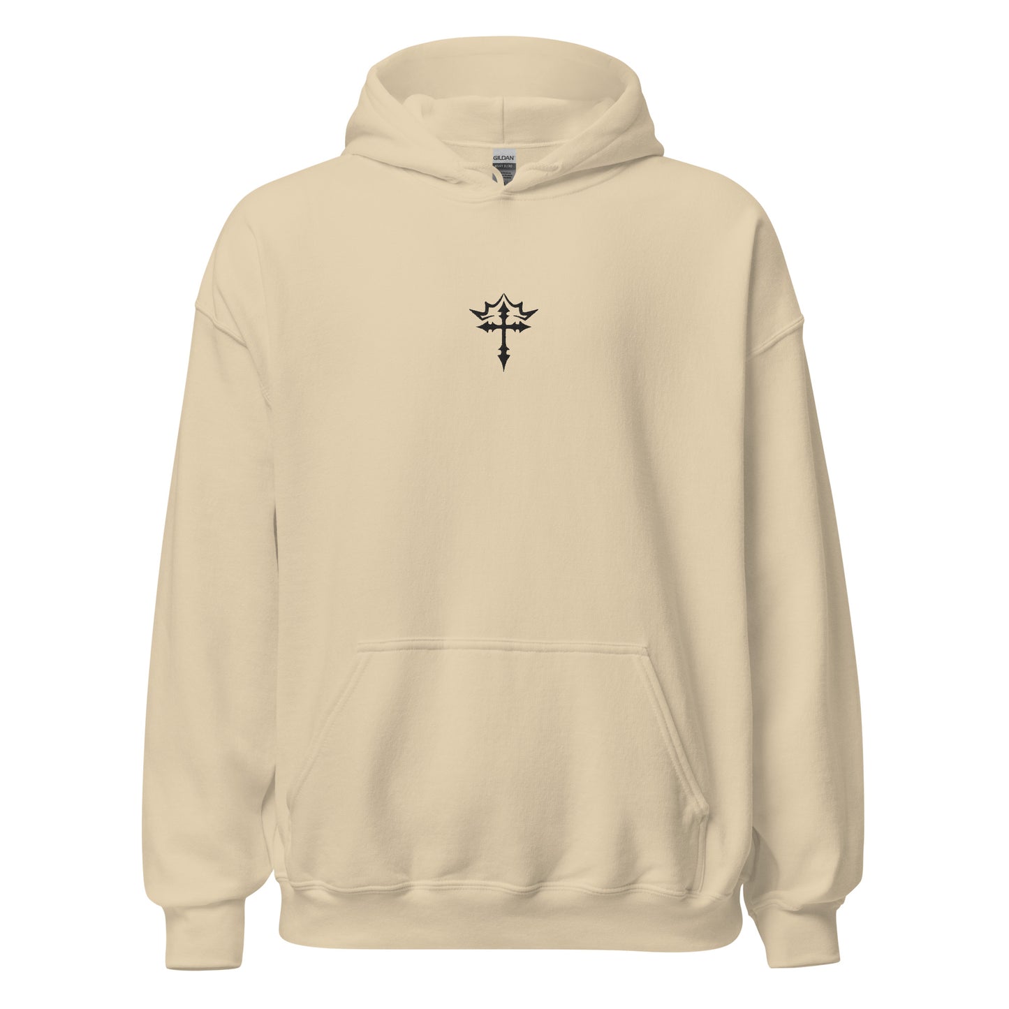 Romans 8:37 Hoodie - Sand