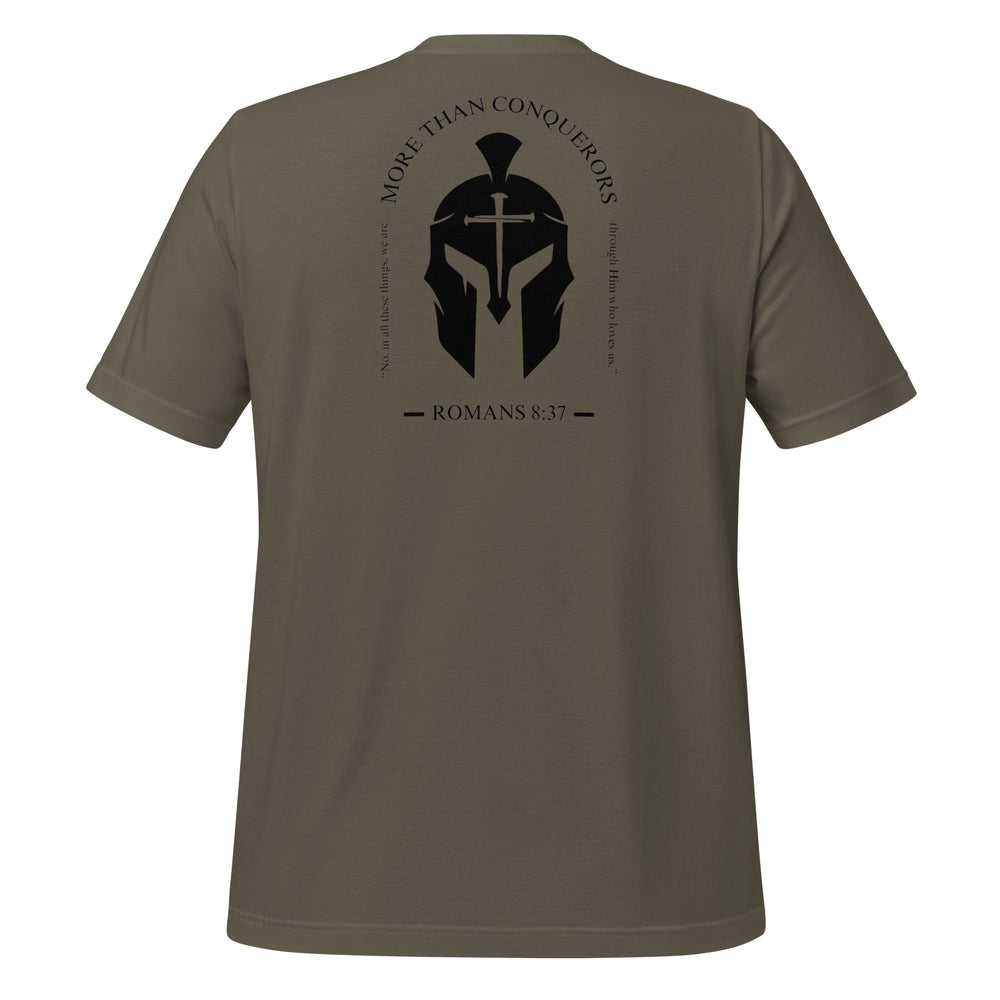 
                      
                        Romans 8:37 Graphic T-Shirt - Army
                      
                    