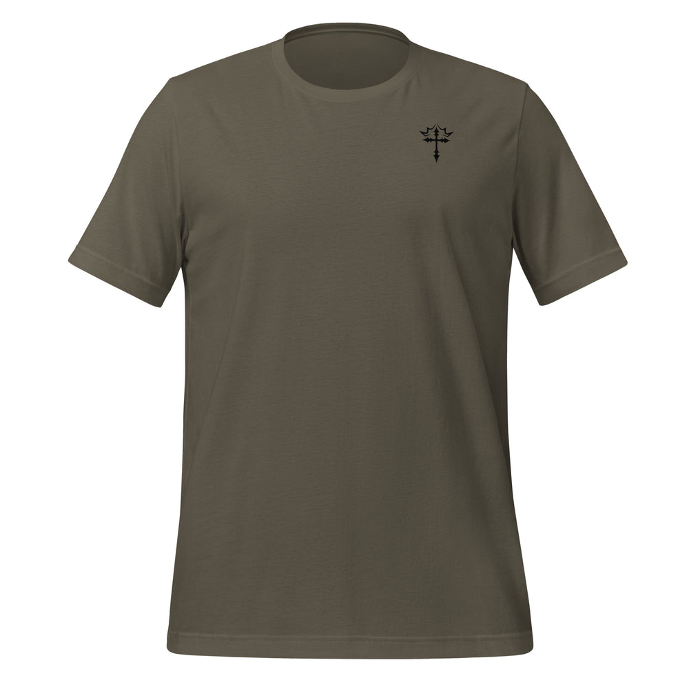 Romans 8:37 Graphic T-Shirt - Army