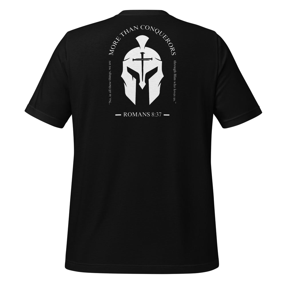 
                      
                        Romans 8:37 Graphic T-Shirt - Black
                      
                    